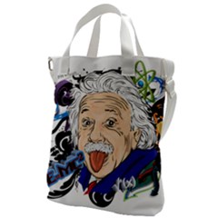 Albert Einstein Physicist Canvas Messenger Bag by Cowasu