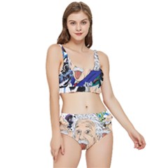 Albert Einstein Physicist Frilly Bikini Set