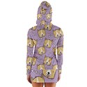 Corgi Pattern Long Sleeve Hooded T-shirt View2