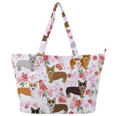 Corgis Corgi Pattern Full Print Shoulder Bag