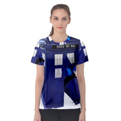 Tardis-doctor-who Women s Sport Mesh T-shirt