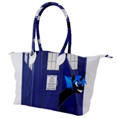 Tardis-doctor-who Canvas Shoulder Bag by Cowasu