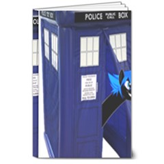 Tardis-doctor-who 8  X 10  Hardcover Notebook by Cowasu