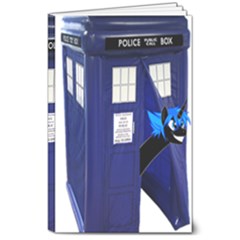 Tardis-doctor-who 8  X 10  Softcover Notebook by Cowasu