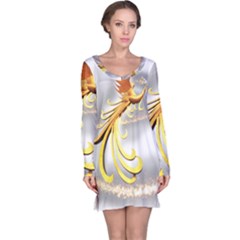 Phoenix Long Sleeve Nightdress by Cowasu