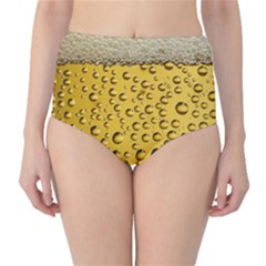 Beer Bubbles Classic High-waist Bikini Bottoms by Cowasu