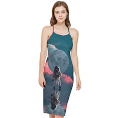 Astronaut-moon-space-nasa-planet Bodycon Cross Back Summer Dress by Cowasu