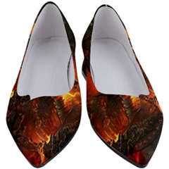 Dragon Fire Fantasy Art Women s Block Heels  by Cowasu