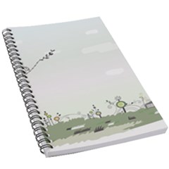 Abstract-background-children 5 5  X 8 5  Notebook
