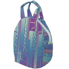 Non-seamless-pattern-background Travel Backpack