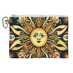 Boho Sun Canvas Cosmetic Bag (xl) by Valentinaart
