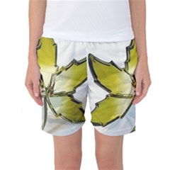 Life Is Beautiful And Green Women s Basketball Shorts