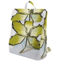 Life Is Beautiful And Green Flap Top Backpack