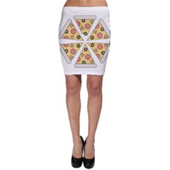 Pizza-slice-food-italian Bodycon Skirt