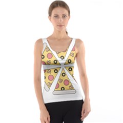 Pizza-slice-food-italian Women s Basic Tank Top