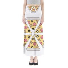 Pizza-slice-food-italian Full Length Maxi Skirt