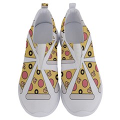 Pizza-slice-food-italian No Lace Lightweight Shoes by Cowasu