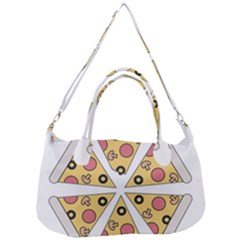 Pizza-slice-food-italian Removable Strap Handbag