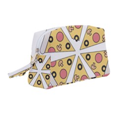 Pizza-slice-food-italian Wristlet Pouch Bag (medium)