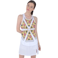 Pizza-slice-food-italian Racer Back Mesh Tank Top