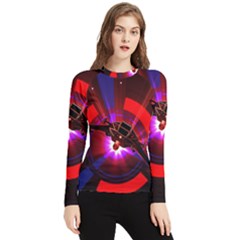 Science-fiction-cover-adventure Women s Long Sleeve Rash Guard by Cowasu