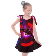 Science-fiction-cover-adventure Kids  Tie Up Tunic Dress by Cowasu