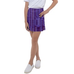 Background-non-seamless-pattern Kids  Tennis Skirt by Cowasu
