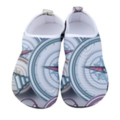 Compass-direction-north-south-east Kids  Sock-style Water Shoes by Cowasu