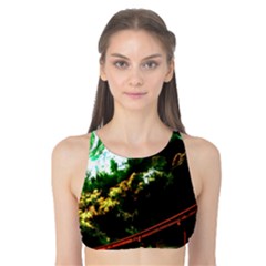 Science-fiction-forward-futuristic Tank Bikini Top by Cowasu