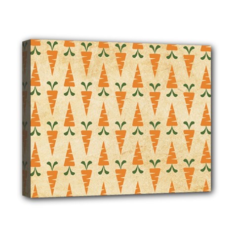 Patter-carrot-pattern-carrot-print Canvas 10  x 8  (Stretched)