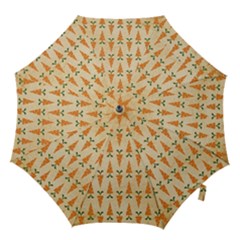 Patter-carrot-pattern-carrot-print Hook Handle Umbrellas (Large)