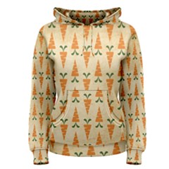 Patter-carrot-pattern-carrot-print Women s Pullover Hoodie