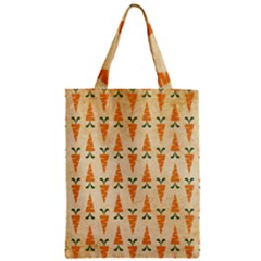 Patter-carrot-pattern-carrot-print Zipper Classic Tote Bag