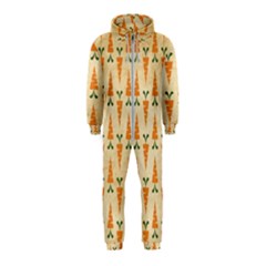 Patter-carrot-pattern-carrot-print Hooded Jumpsuit (Kids)