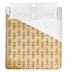 Patter-carrot-pattern-carrot-print Duvet Cover (Queen Size)