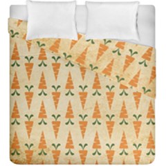 Patter-carrot-pattern-carrot-print Duvet Cover Double Side (King Size)