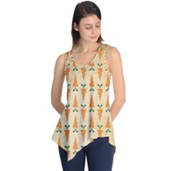 Patter-carrot-pattern-carrot-print Sleeveless Tunic