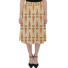 Patter-carrot-pattern-carrot-print Classic Midi Skirt