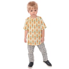 Patter-carrot-pattern-carrot-print Kids  Raglan T-Shirt