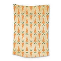 Patter-carrot-pattern-carrot-print Small Tapestry