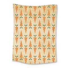 Patter-carrot-pattern-carrot-print Medium Tapestry