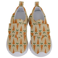 Patter-carrot-pattern-carrot-print Kids  Velcro No Lace Shoes