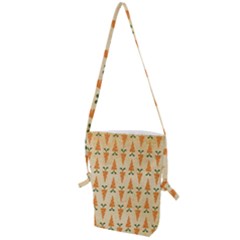 Patter-carrot-pattern-carrot-print Folding Shoulder Bag