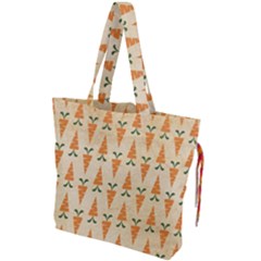 Patter-carrot-pattern-carrot-print Drawstring Tote Bag