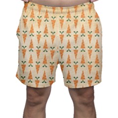 Patter-carrot-pattern-carrot-print Men s Shorts