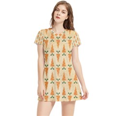 Patter-carrot-pattern-carrot-print Women s Sports Skirt