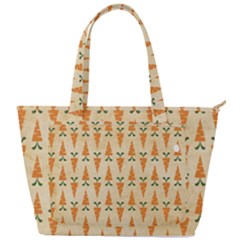 Patter-carrot-pattern-carrot-print Back Pocket Shoulder Bag 