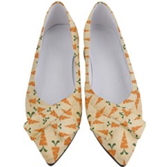 Patter-carrot-pattern-carrot-print Women s Bow Heels