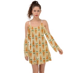 Patter-carrot-pattern-carrot-print Boho Dress