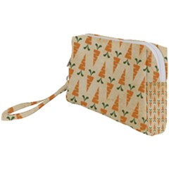 Patter-carrot-pattern-carrot-print Wristlet Pouch Bag (Small)